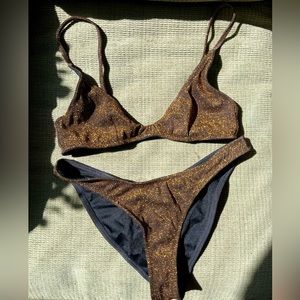 MAIA HONEY SPARKLE TRIANGL BIKINI